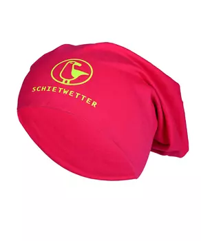Кепка SCHIETWETTER Beanie mit Print Mwe, цвет dark pink/neon yello