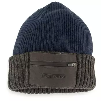 Кепка Sealskinz Colby, цвет Navy/Brown