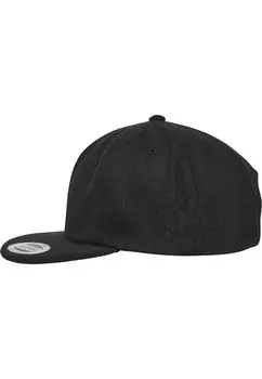 Кепка Snapback Melton Flexfit, черная