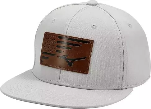 Кепка Snapback Mizuno RB Patriot с нашивкой, серый