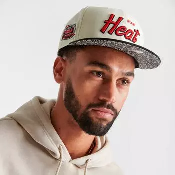 Кепка Snapback New Era Miami Heat NBA 9FIFTY с принтом слона, белый