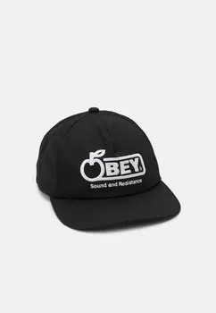 Кепка Sound 5 Panel Snapback Unisex Obey Clothing, черная