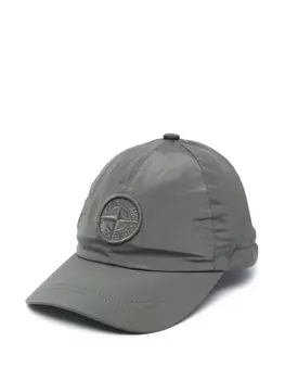 Кепка Stone Island Junior с вышитым компасом, зеленый