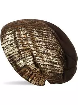 Кепка styleBREAKER, цвет dunkelbraun/gold