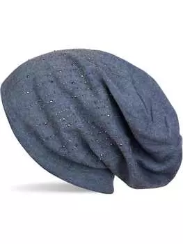 Кепка styleBREAKER, цвет jeansblau meliert