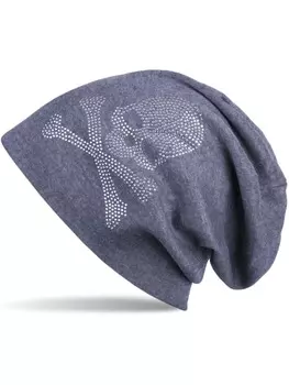 Кепка styleBREAKER, цвет jeansblau meliert