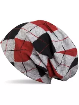 Кепка styleBREAKER, цвет schwarz/grau/rot