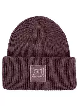 Кепка super.natural Beanie Krissini, фиолетовый