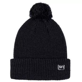 Кепка Super Natural Pom Beanie, цвет Jet Black
