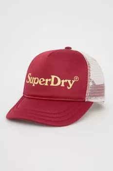 Кепка Superdry, красный