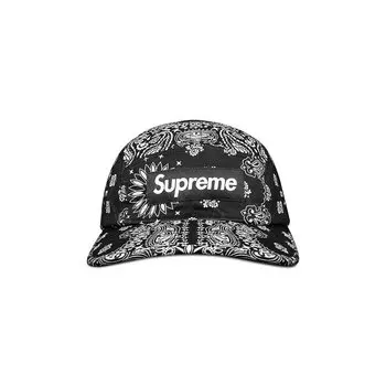 Кепка Supreme Bandana Camp, черная