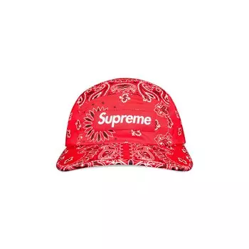 Кепка Supreme Bandana Camp Красная