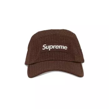 Кепка Supreme Glow Ripstop Camp, коричневая
