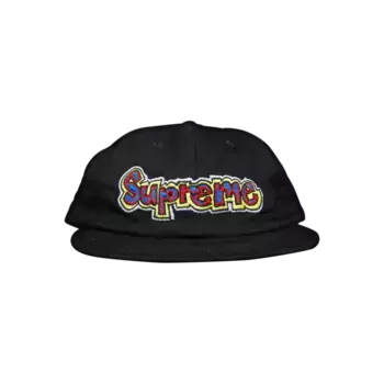Кепка Supreme Gonz Logo с 6 панелями, черная