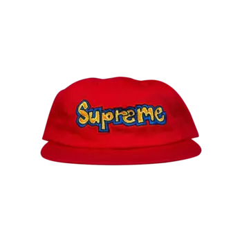 Кепка Supreme Gonz Logo с 6 панелями, красная