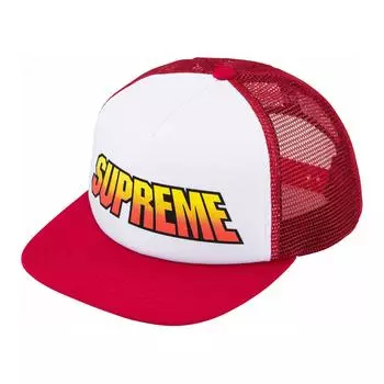 Кепка Supreme Gradient, красный / белый