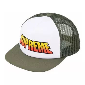 Кепка Supreme Gradient, зеленый / белый