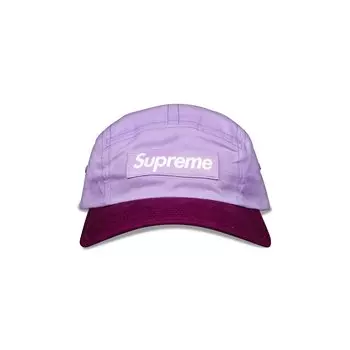 Кепка Supreme из вощеного хлопка, Фиолетовый