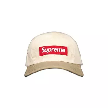 Кепка Supreme из вощеного хлопка, Натуральный