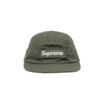 Кепка Supreme из вощеного хлопка, Оливковая
