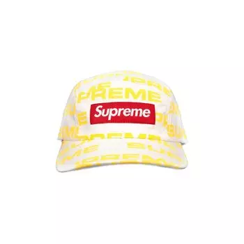 Кепка Supreme Reactive Camp с принтом Белая