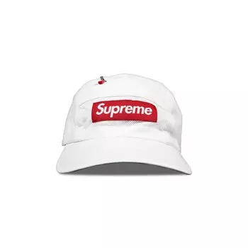 Кепка Supreme с сетчатой молнией, цвет Белая