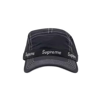 Кепка Supreme с тесьмой, черная
