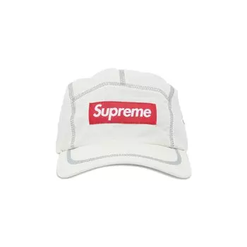 Кепка Supreme со светоотражающей строчкой, цвет Натуральный