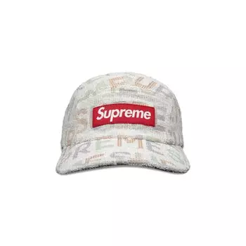 Кепка Supreme Terry Spellout Camp, Белая