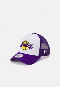 Кепка Team Color Block Trucker Unisex New Era, цвет white/purple