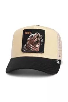 Кепка The Slick Seal Goorin Bros, бежевый