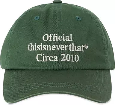 Кепка Thisisneverthat Times, зеленый