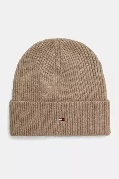 Кепка Tommy Hilfiger из смесовой шерсти, бежевый