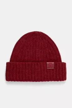 Кепка Tommy Hilfiger из смесовой шерсти, красный