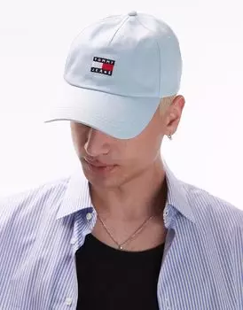 Кепка Tommy Jeans Core Flag светло-синего цвета