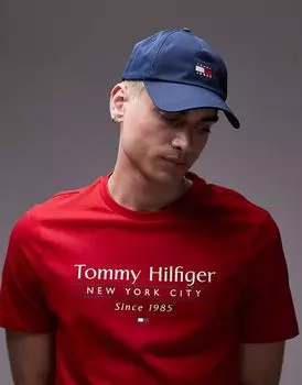 Кепка Tommy Jeans Core Flag темно-синего цвета