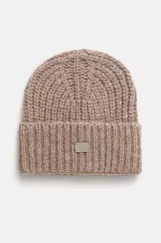 Кепка Tommy Jeans из смесовой шерсти, бежевый