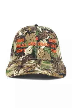 Кепка Trifecta realfree camo с пятью панелями и ремешком Free & Easy, realfree camo