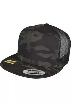 Кепка Trucker Multicam Flexfit, черная