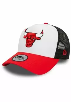 Кепка Trucker Nba Chicago Bulls New Era, белая