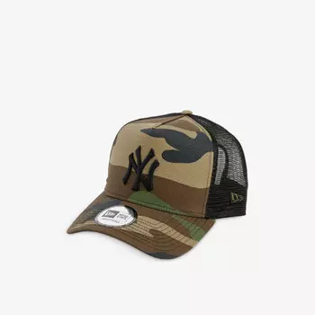 Кепка TRUCKER New York Yankees из хлопка и сетки с камуфляжным принтом New Era, мультиколор