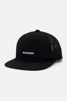 КЕПКА TRUCKER ПЛОСКАЯ Salomon, черный