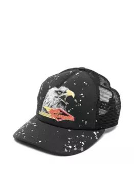 Кепка Trucker с принтом AMIRI, черный