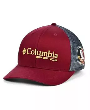 Кепка Trucker Seminoles штата Флорида PFG Columbia, красный