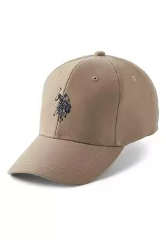 Кепка U.S. Polo Assn., коричневато-серый