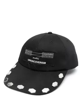 Кепка Undercover, украшенная заклепками, черный