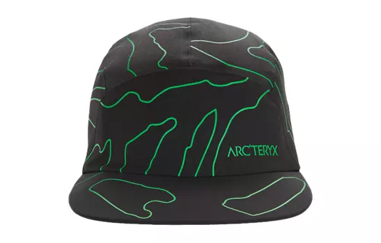 Кепка Arcteryx Paltz Print, черный / зеленый