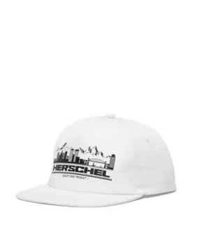 Кепка унисекс из белой ткани Herschel, белый