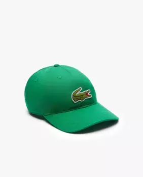 Кепка унисекс из твила с изображением крокодила Lacoste, белый