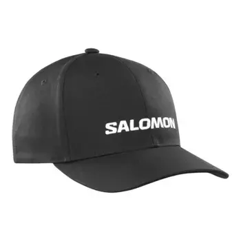 Кепка унисекс с логотипом Salomon Mountain, черный